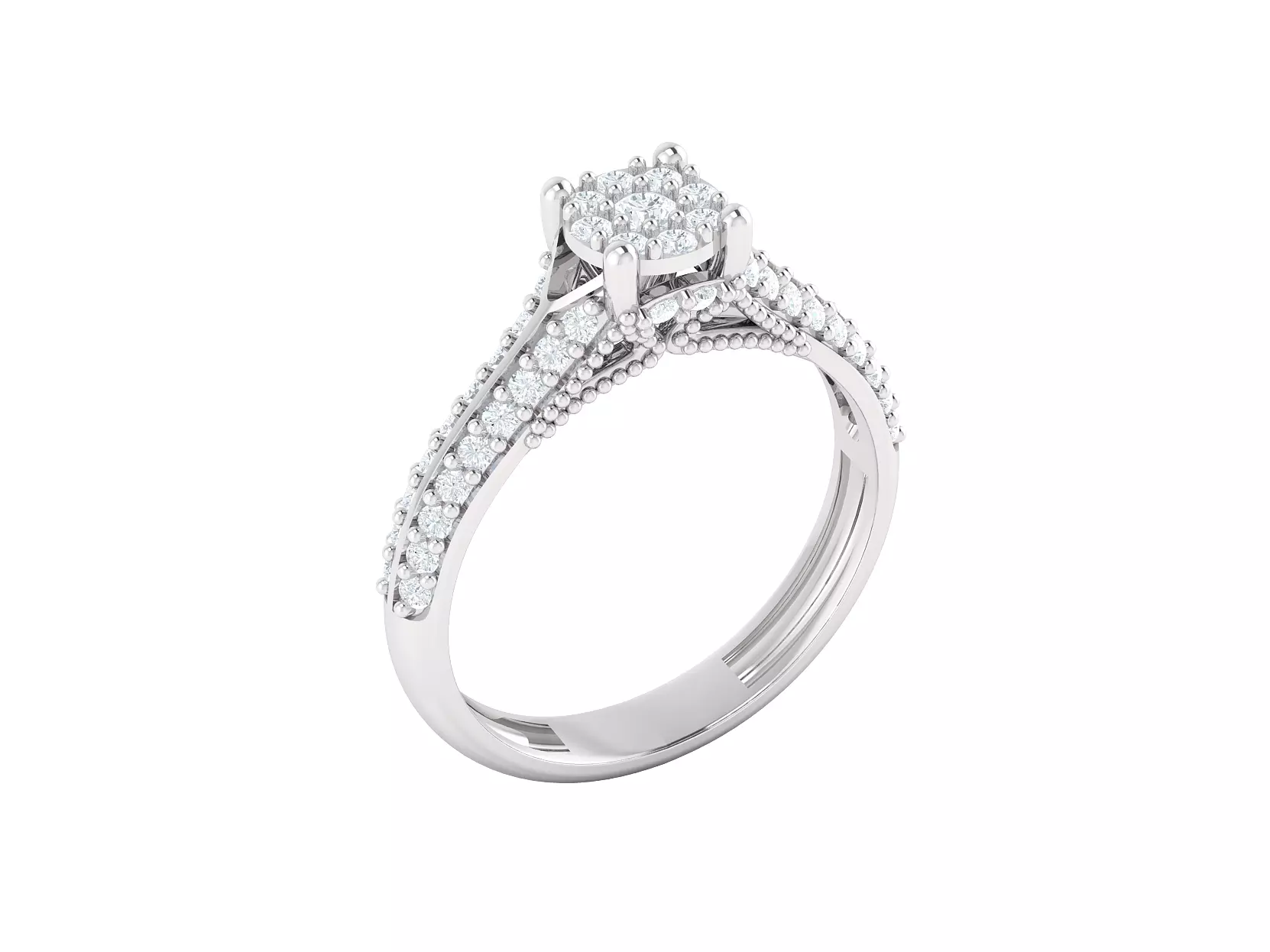 Diamond Ring 3D model_0