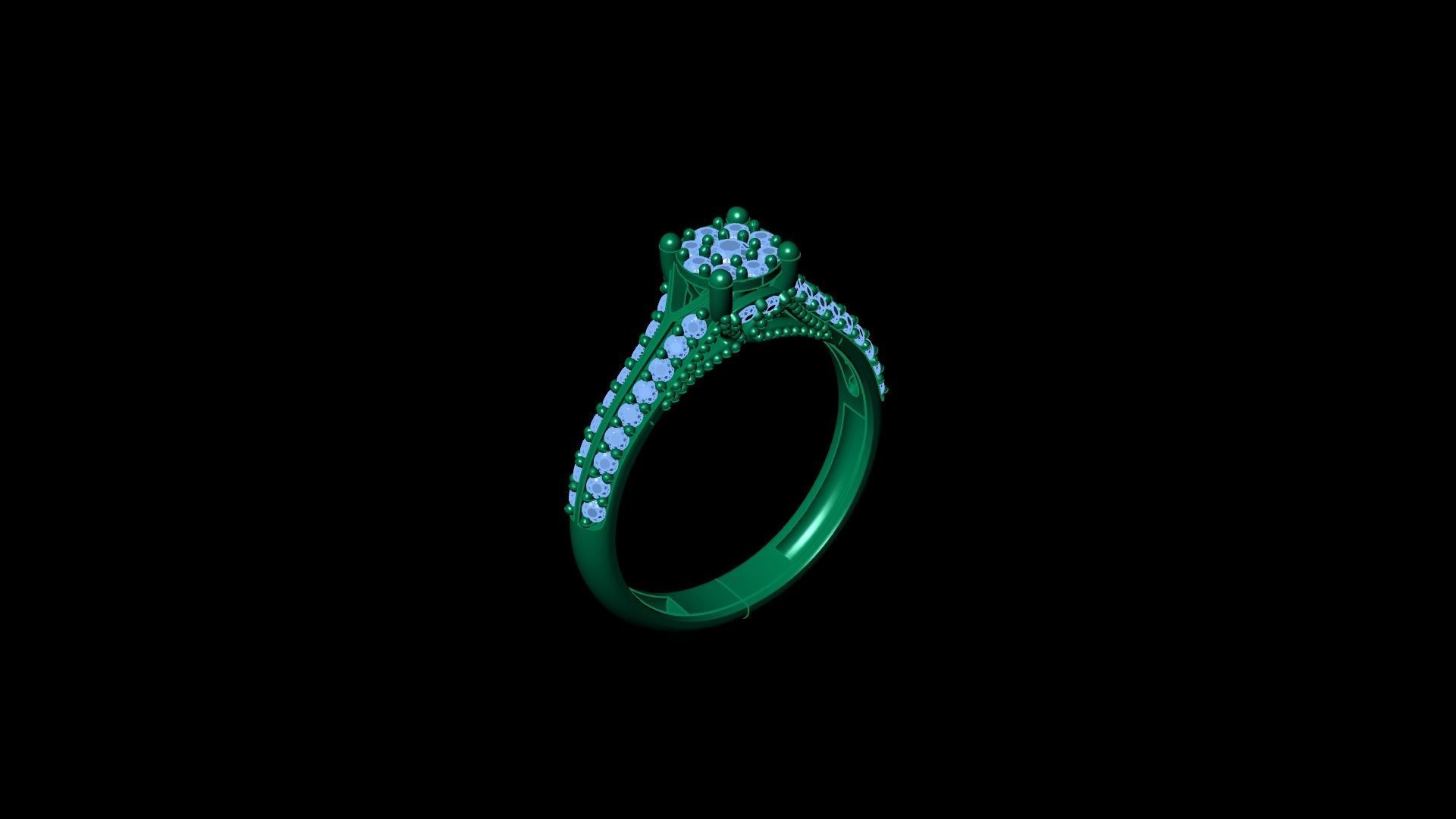 Diamond Ring 3D model_6