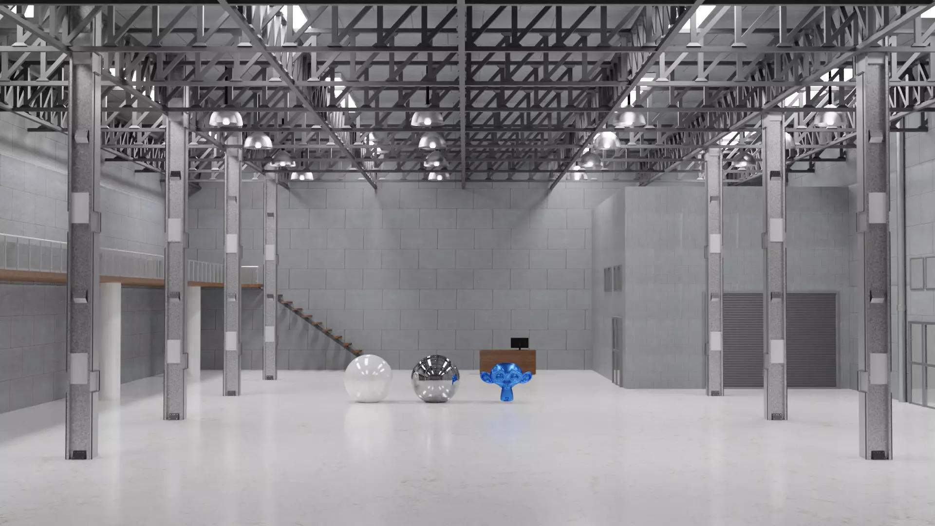 Clean Building for presentations 3D model_0