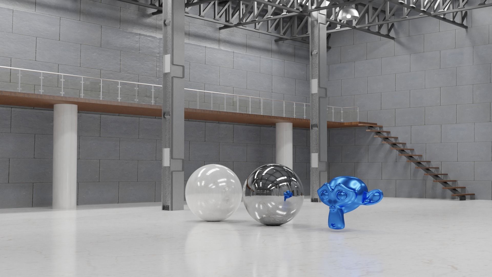 Clean Building for presentations 3D model_1