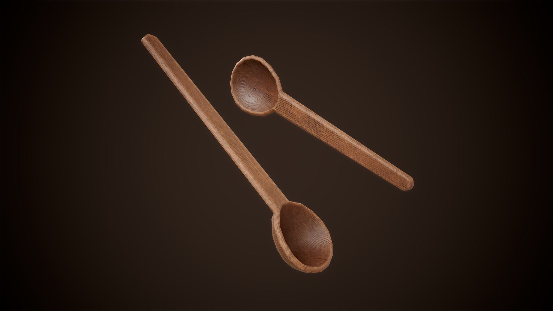 Medieval clay tableware pack Low-poly 3D model_13
