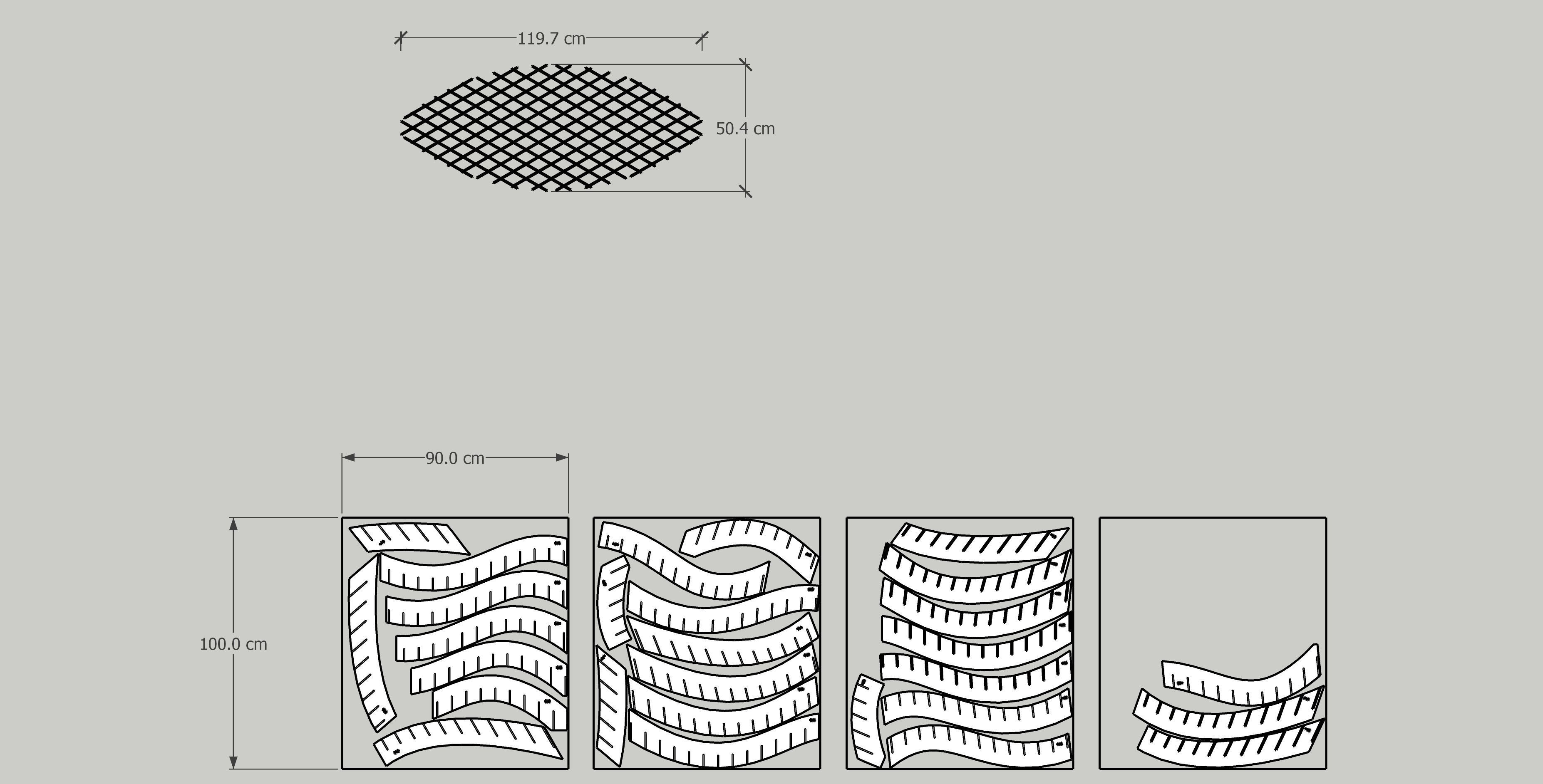 Parametric MDF Chair for CNC or Laser 3mm 3D print model_8