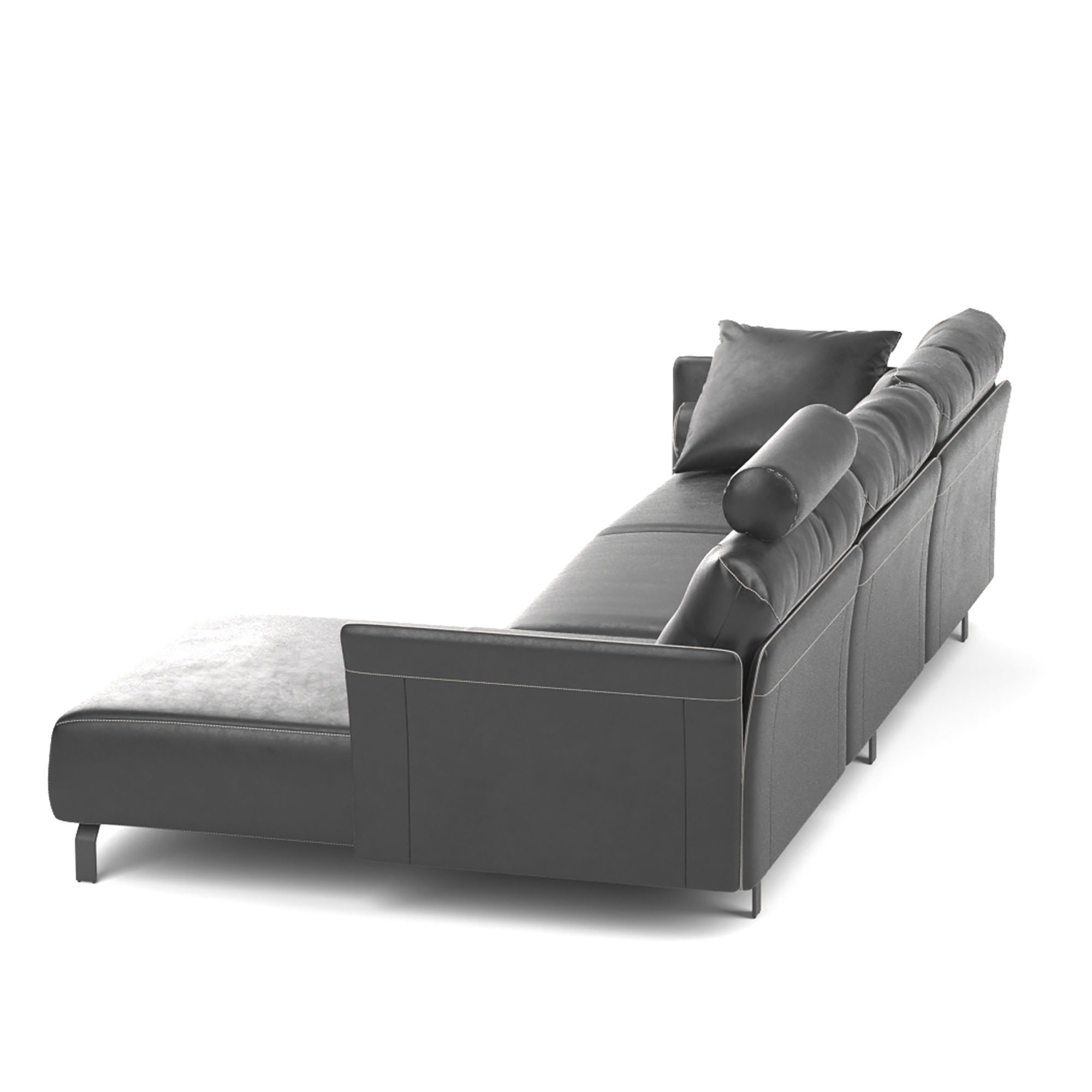 Tenore Corner Sofa by Natuzzi 3D model_7