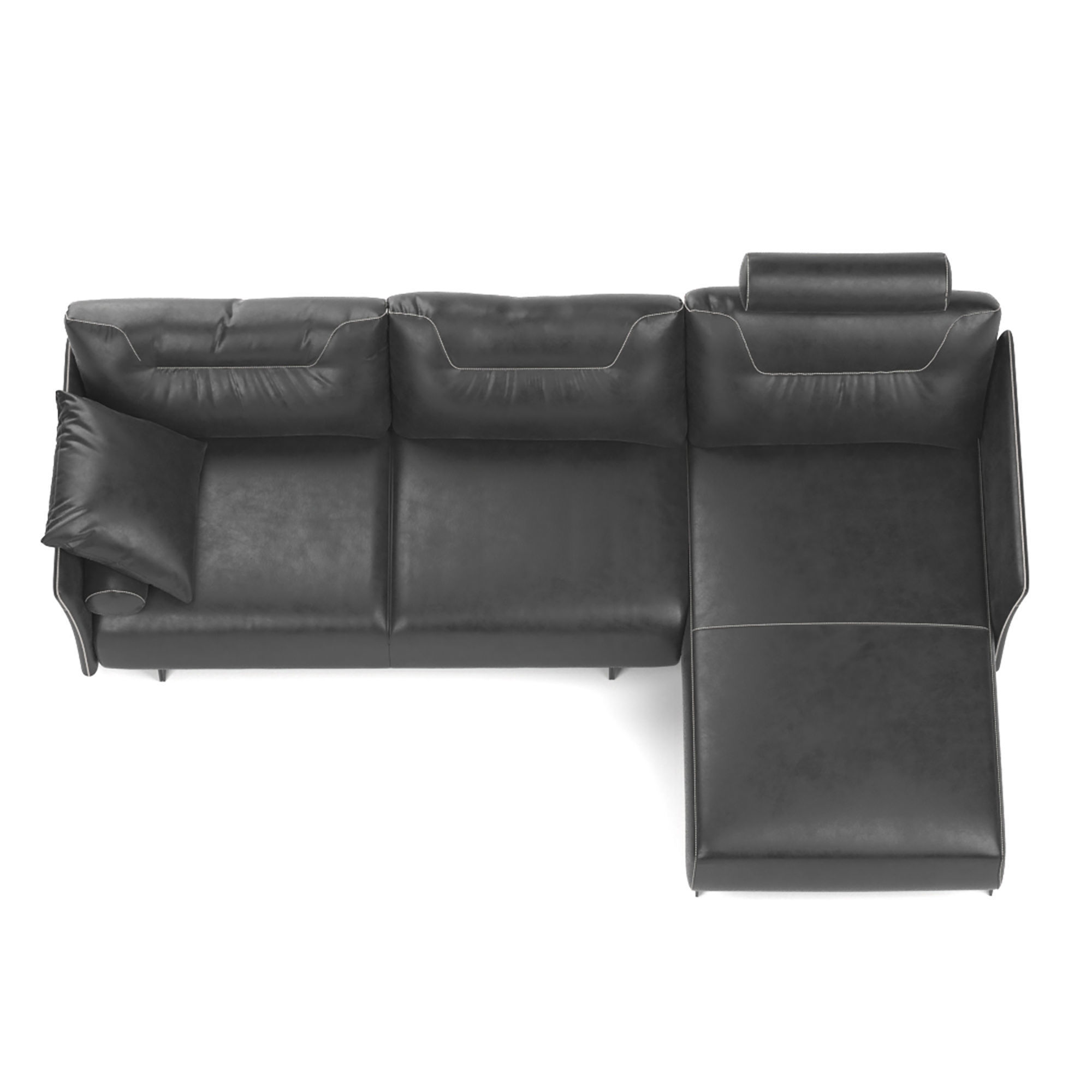 Tenore Corner Sofa by Natuzzi 3D model_9