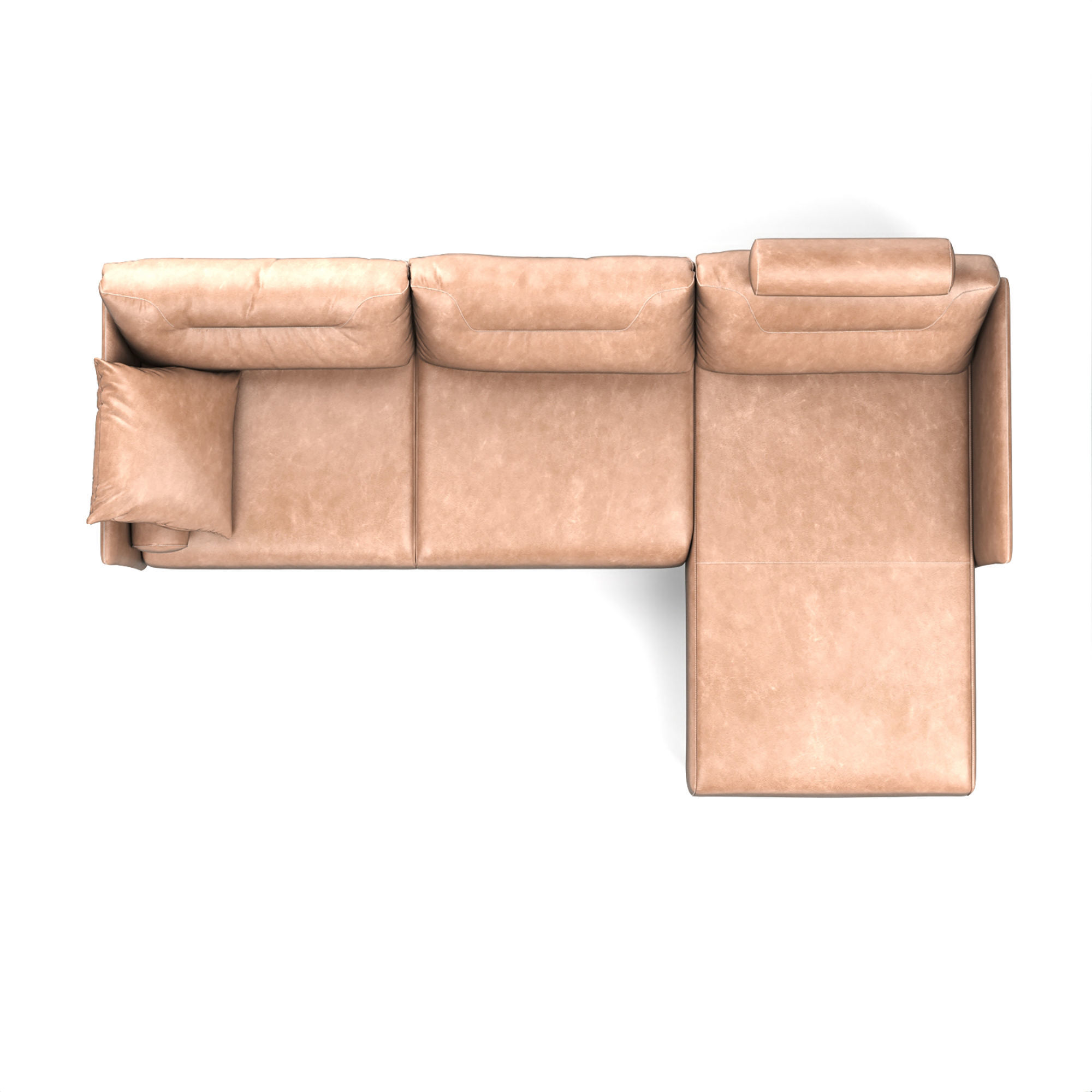 Tenore Corner Sofa by Natuzzi 3D model_14
