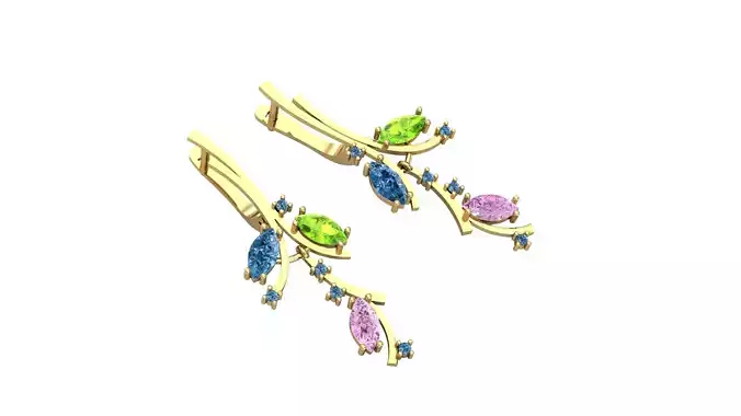 Earrings with diamonds und2037