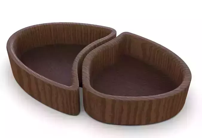YingYang Bowls 3D model