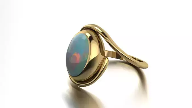 Opal ring 1
