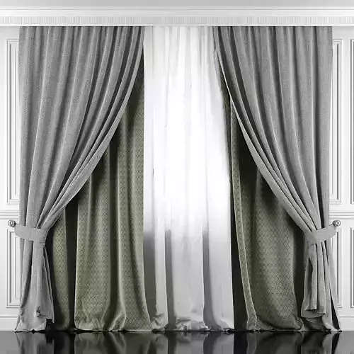 Curtain Set 419 3D model