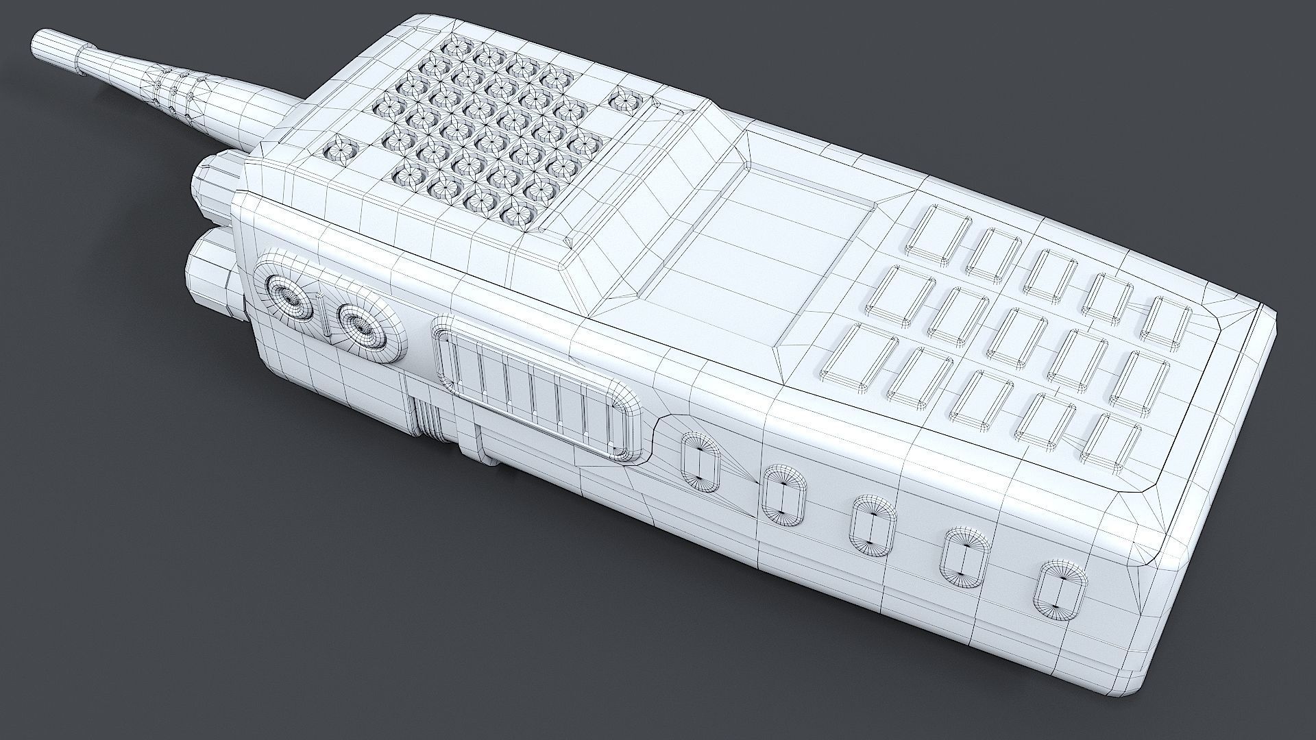 2 Way Radio  for FIRE  EMS 3D model_18