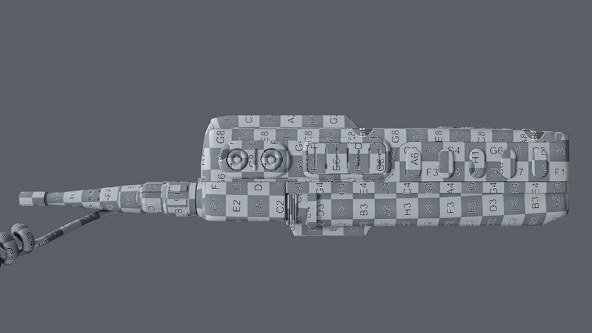 2 Way Radio  for FIRE  EMS 3D model_25