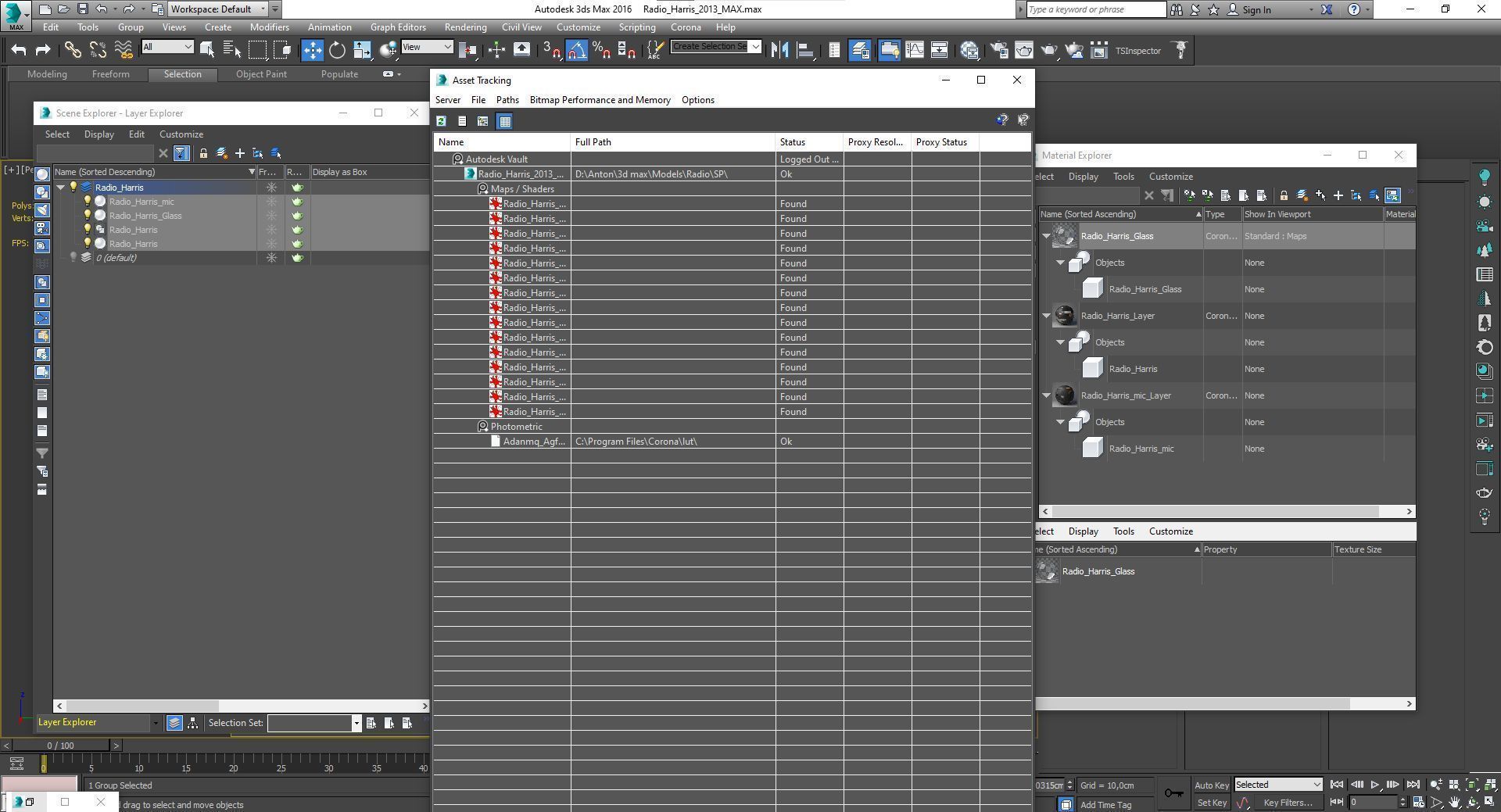 2 Way Radio  for FIRE  EMS 3D model_28