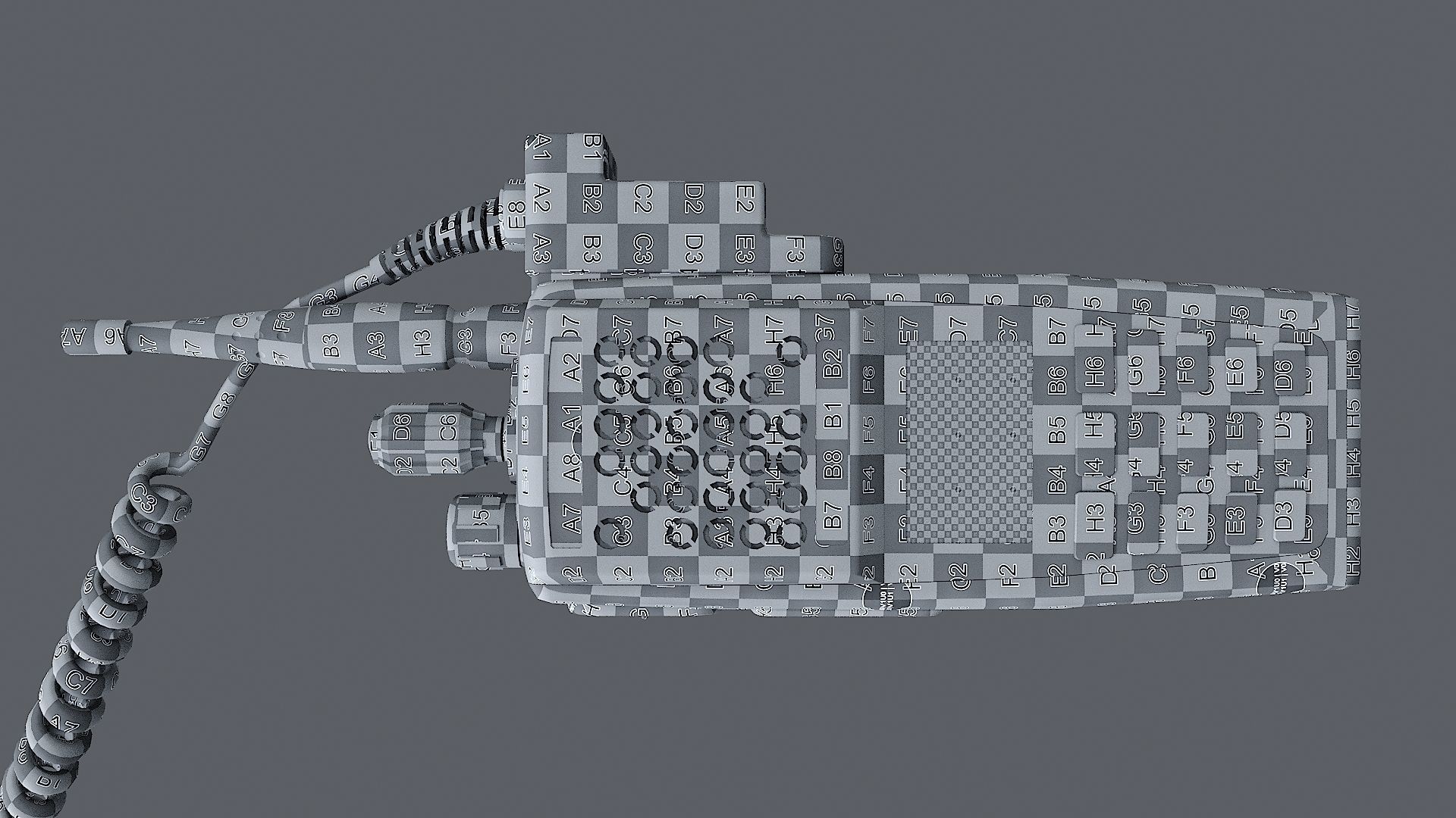 2 Way Radio  for FIRE  EMS 3D model_23