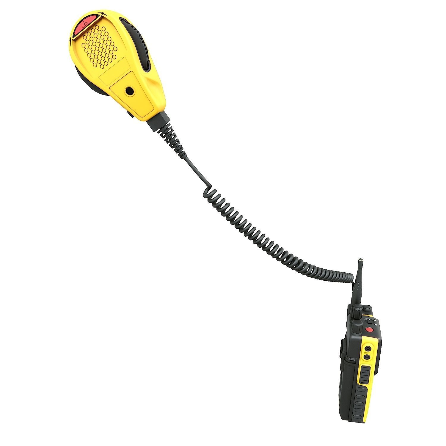 2 Way Radio  for FIRE  EMS 3D model_1