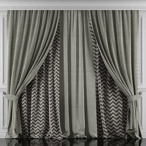 Curtain Set 426 3D model