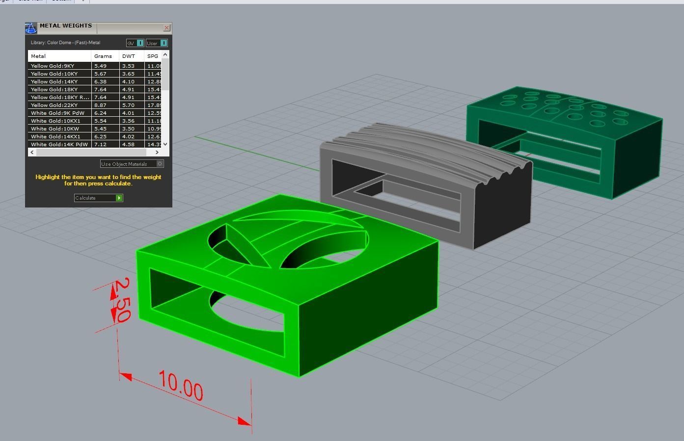 Men bracelet 3D print model_1