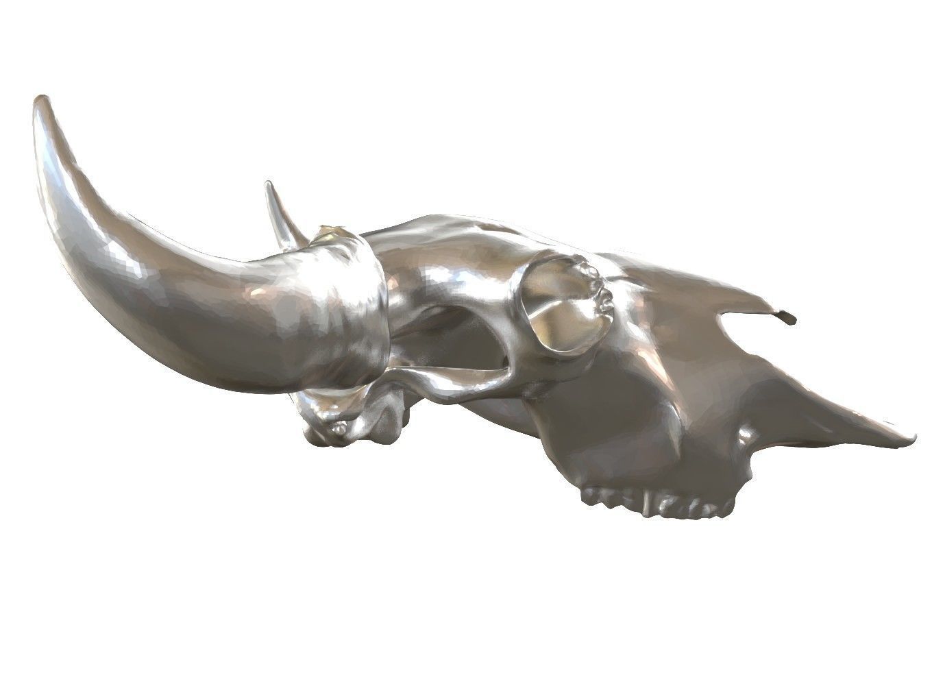 Cranium Charm Bison 3D print model_2
