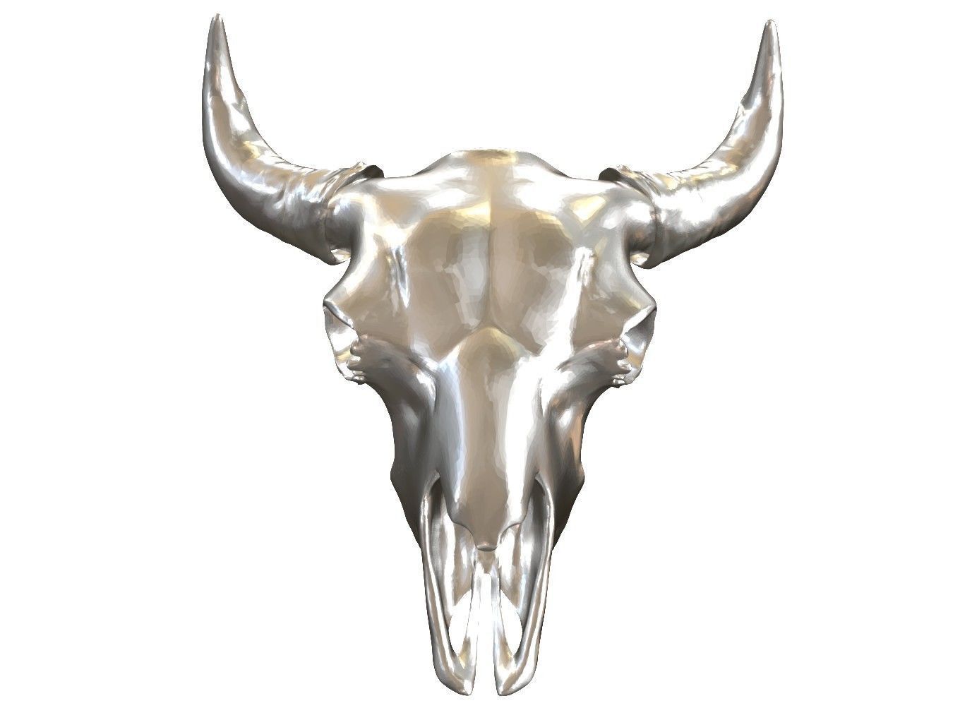 Cranium Charm Bison 3D print model_1