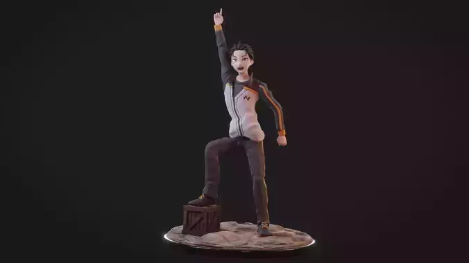 Subaru Natsuki - Re Zero 3D Print Figure 3D print model