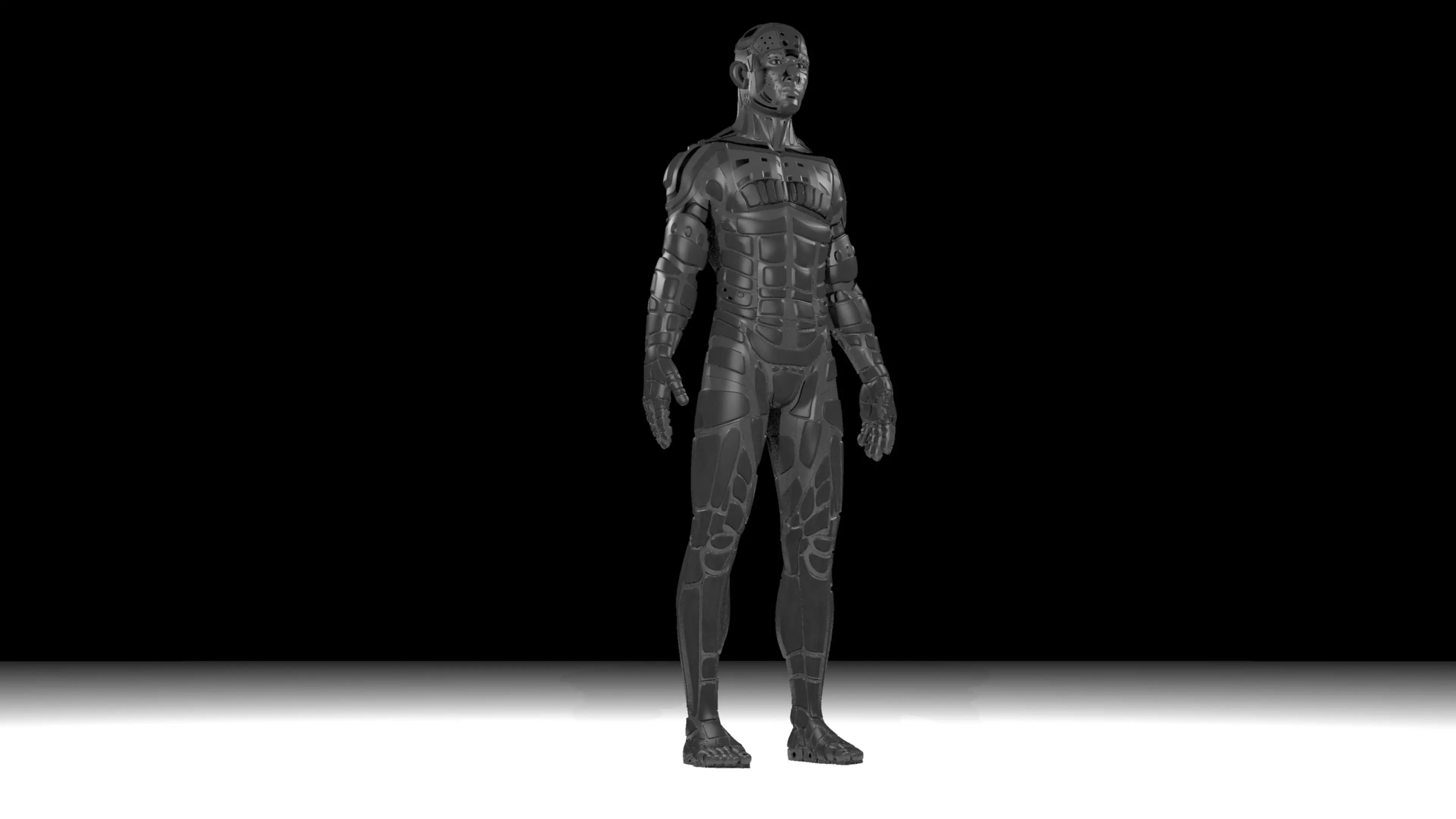 Male Robot 02 - MR02 3D print model