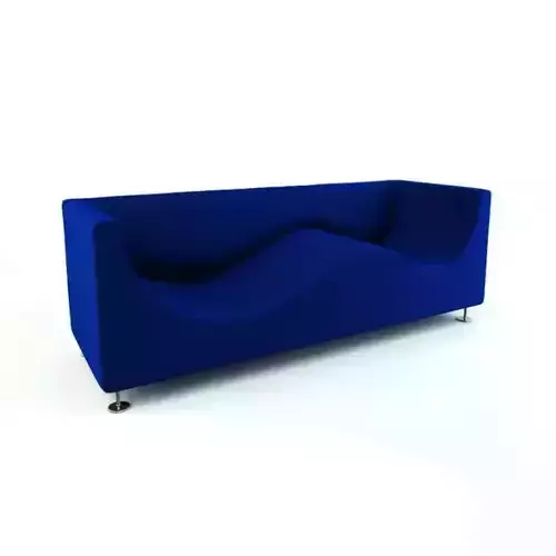 Modern Blue Lounge Sofa