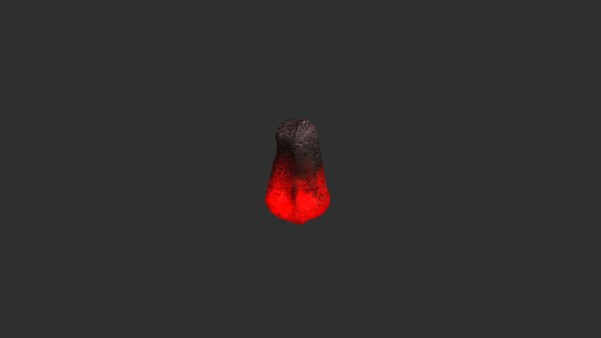 Rock Set 05 - Lava 3D model_11