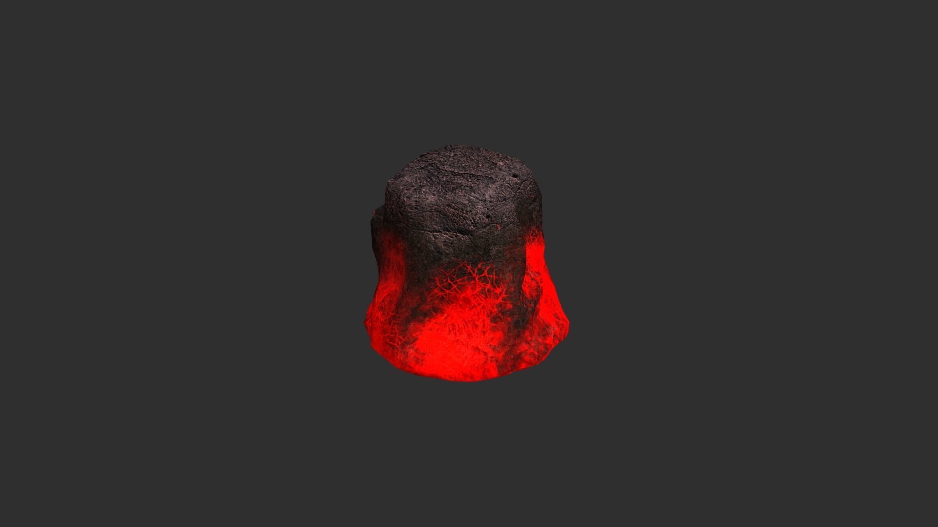 Rock Set 05 - Lava 3D model_7