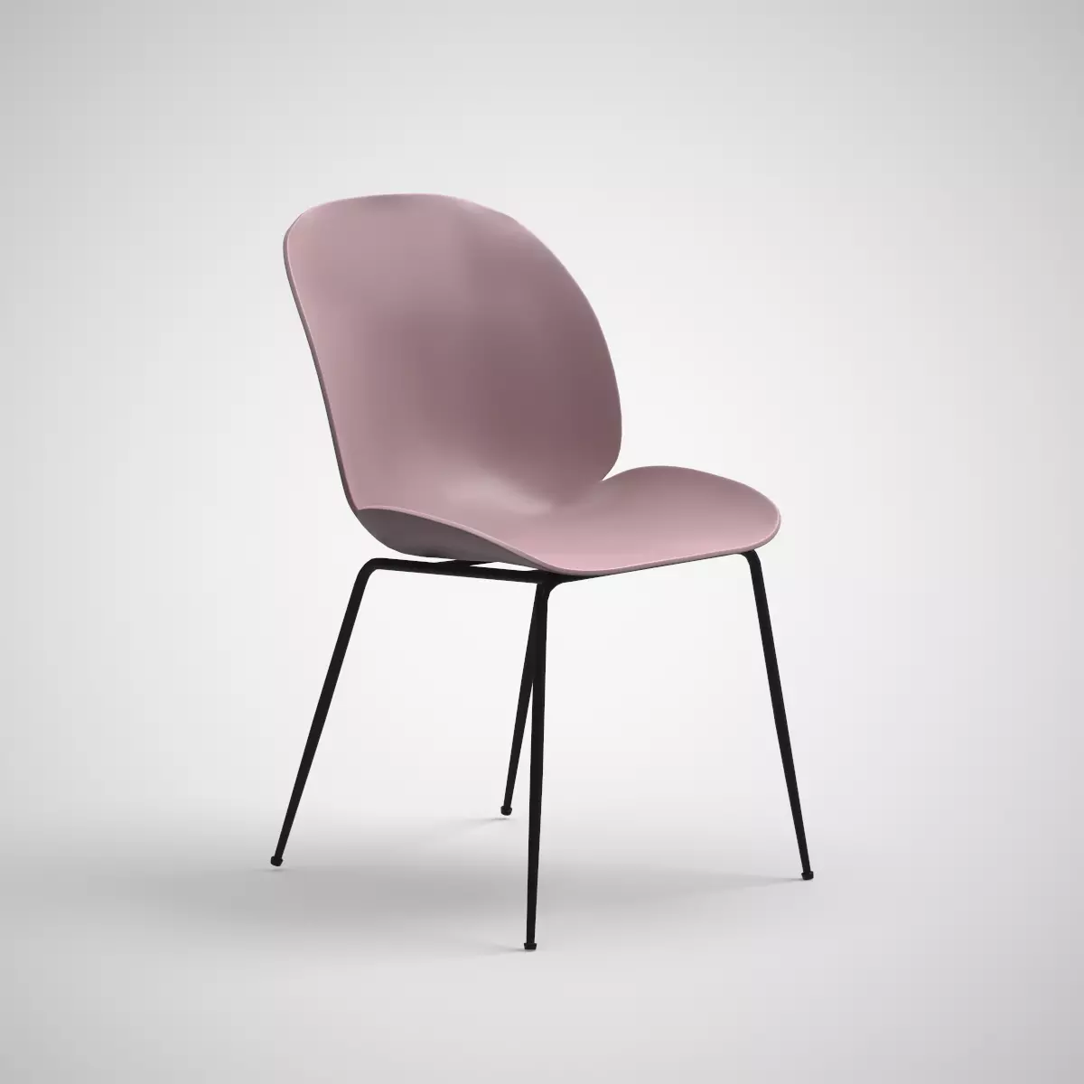 Kempton Dining Chair pantone Low-poly 3D model