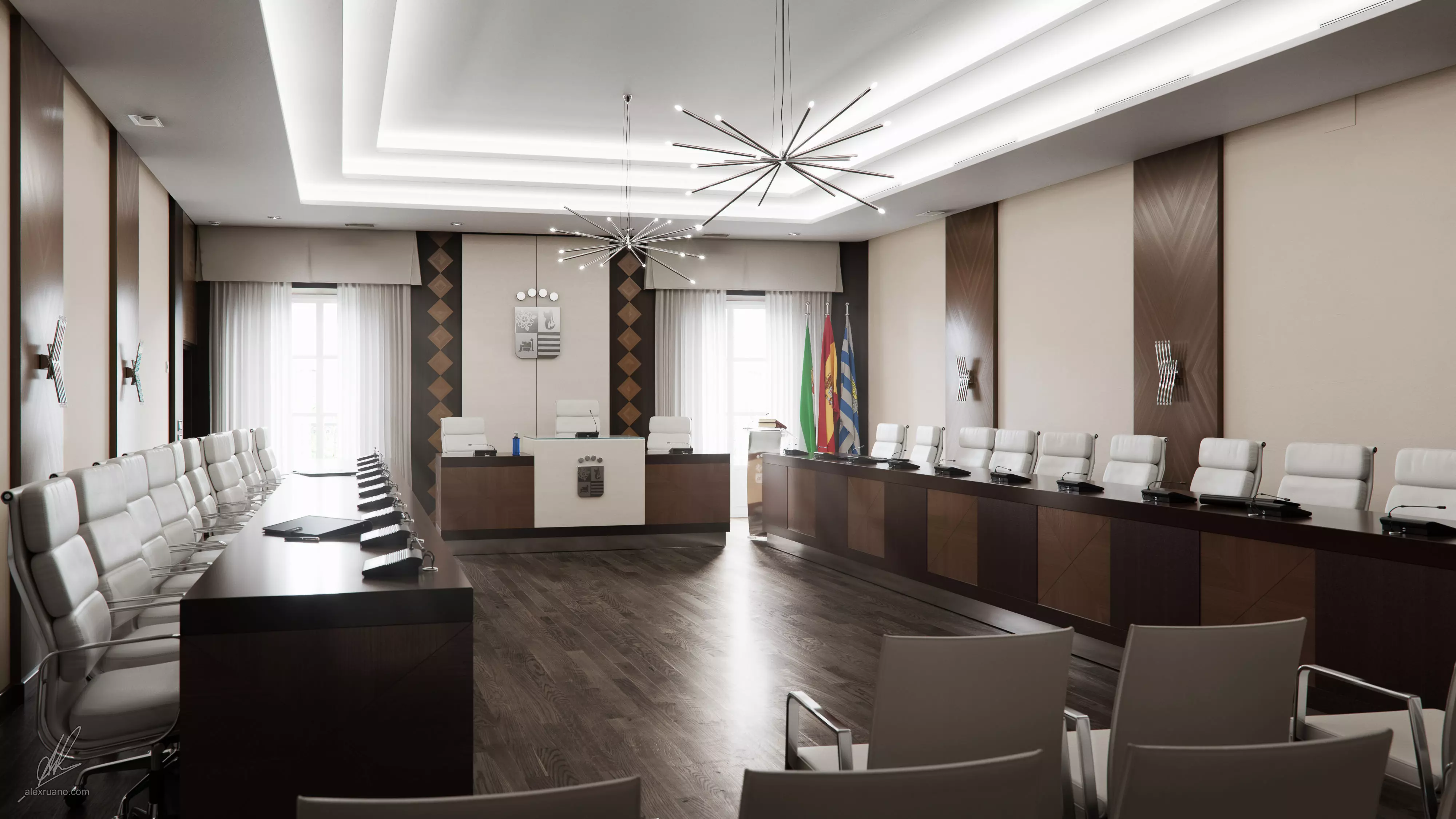 City Council Chamber 3D model