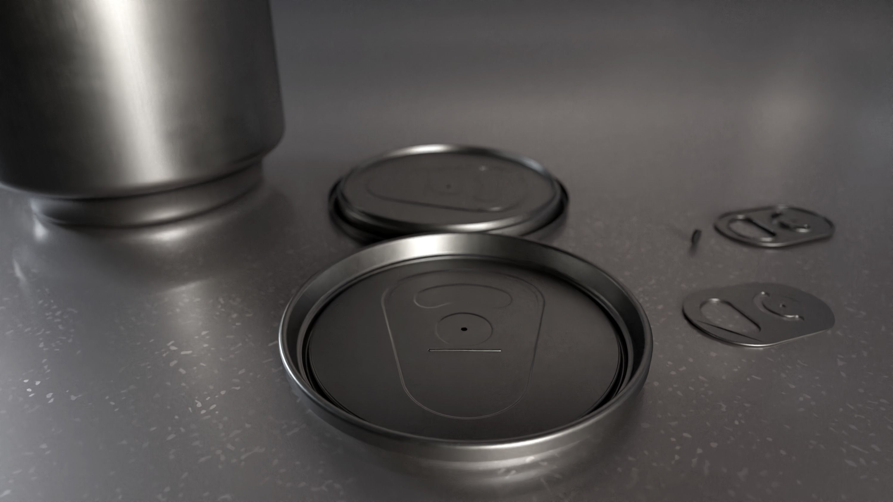 Beverage can low and high poly - 473 cm3 Low-poly 3D model_1