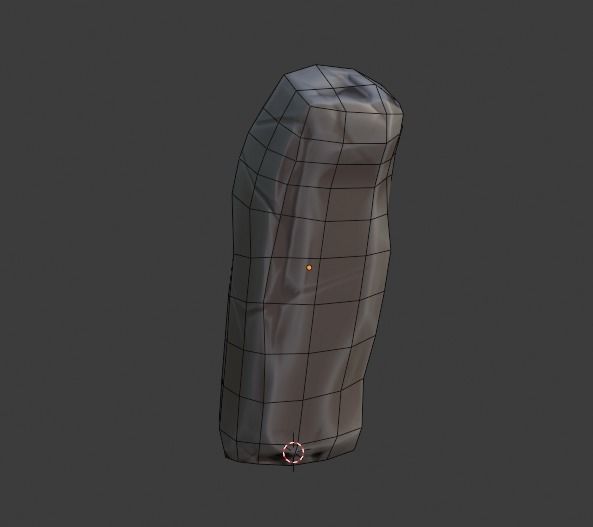 Stylized rocks Low-poly 3D model_26