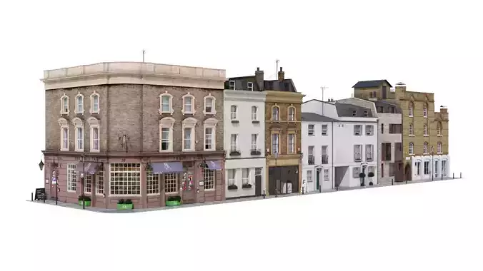Part of Old Church street  London 3D model