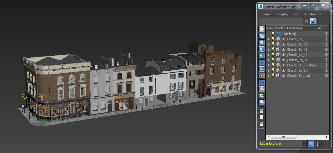 Part of Old Church street  London 3D model_25