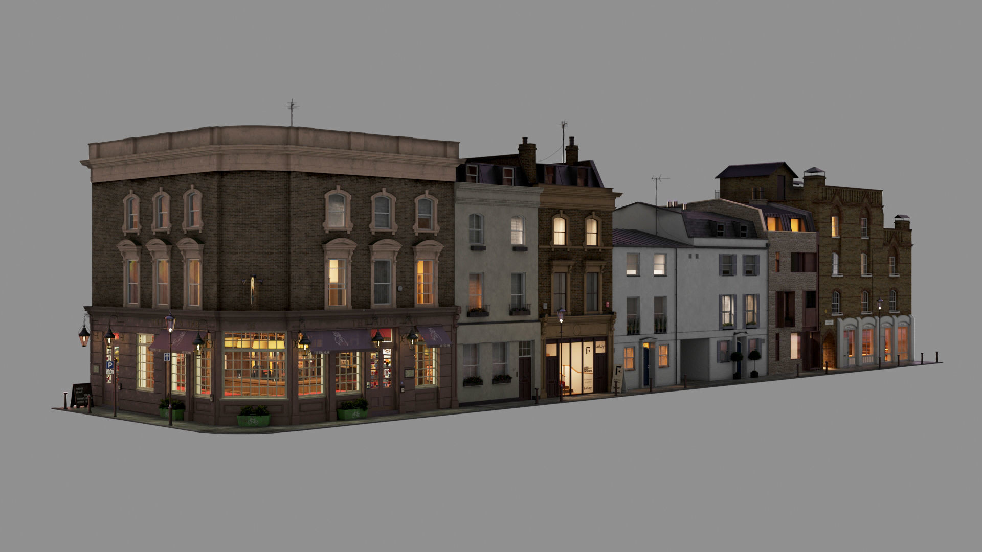 Part of Old Church street  London 3D model_1
