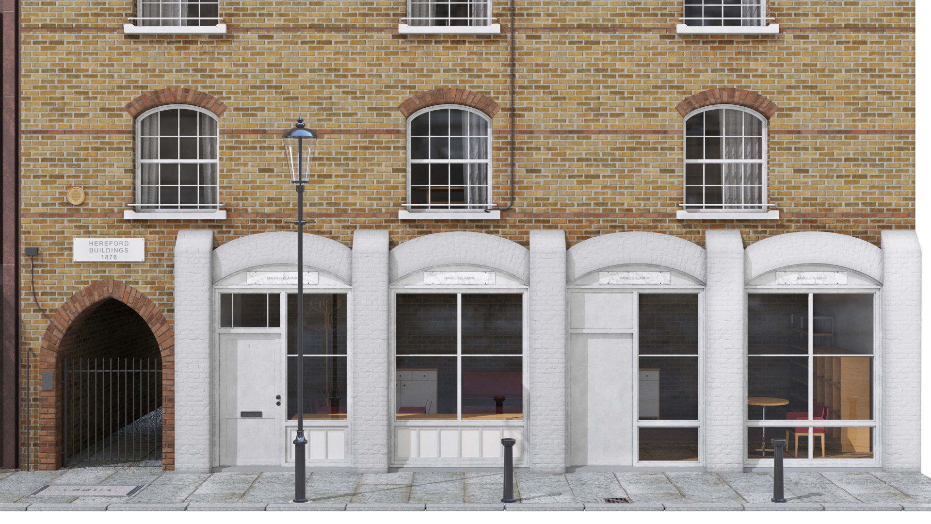 Part of Old Church street  London 3D model_21