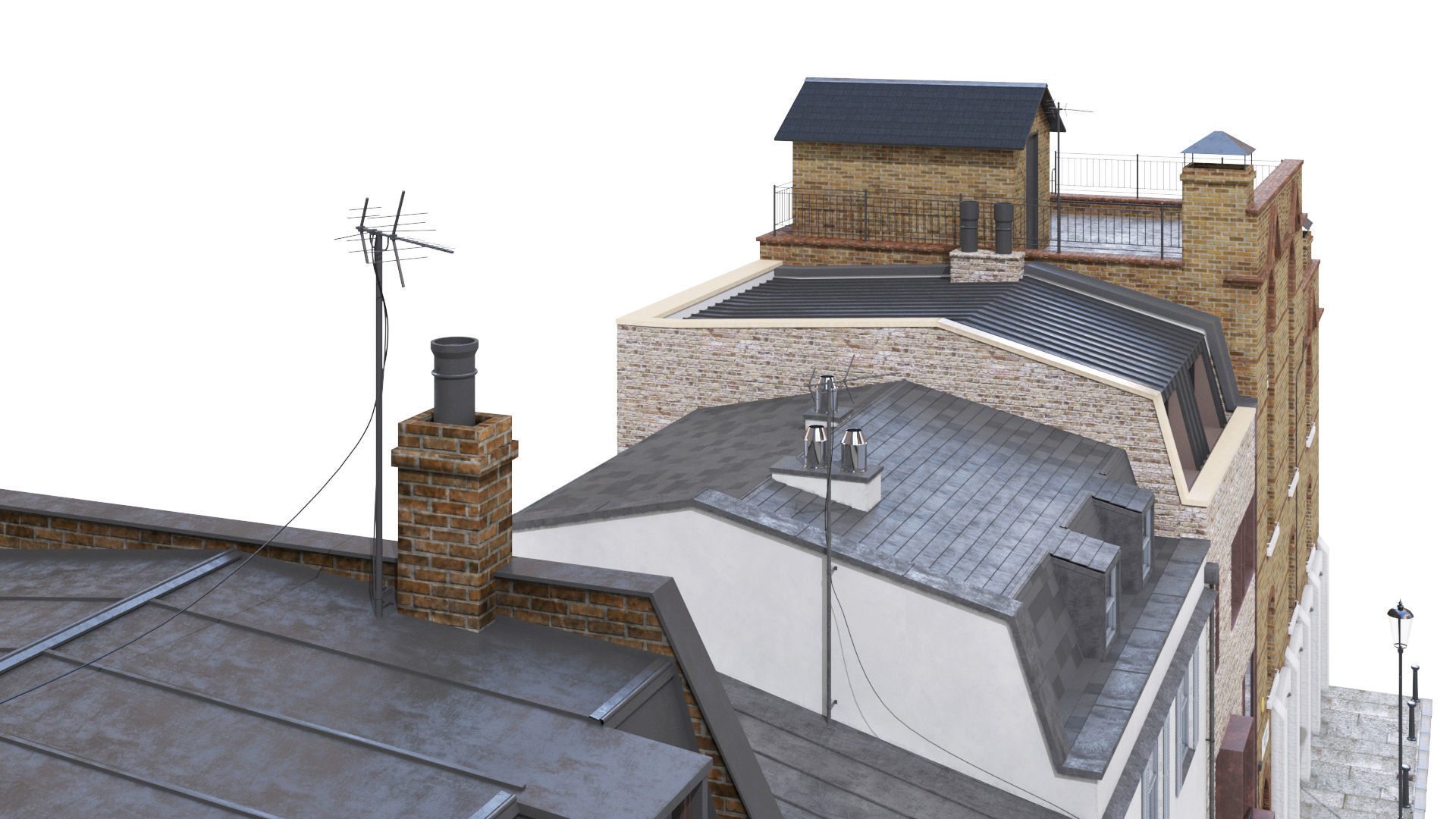 Part of Old Church street  London 3D model_15