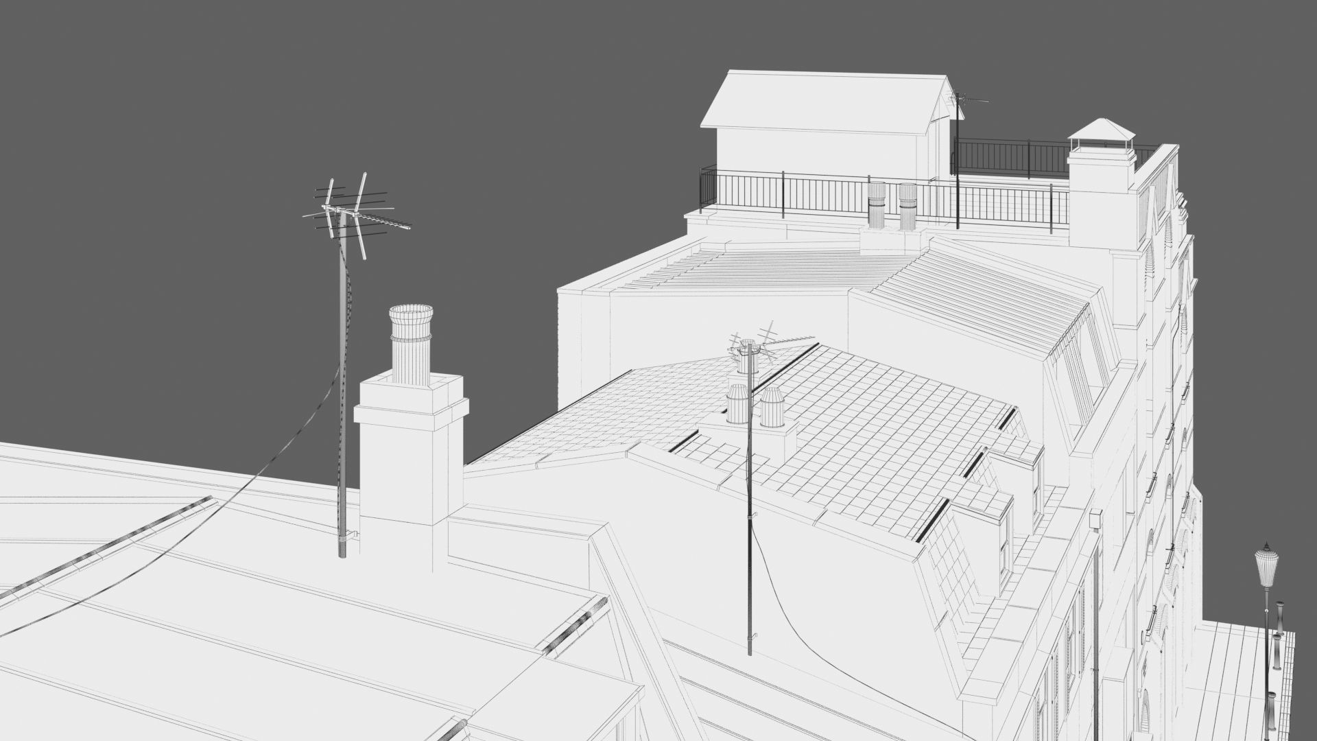 Part of Old Church street  London 3D model_16