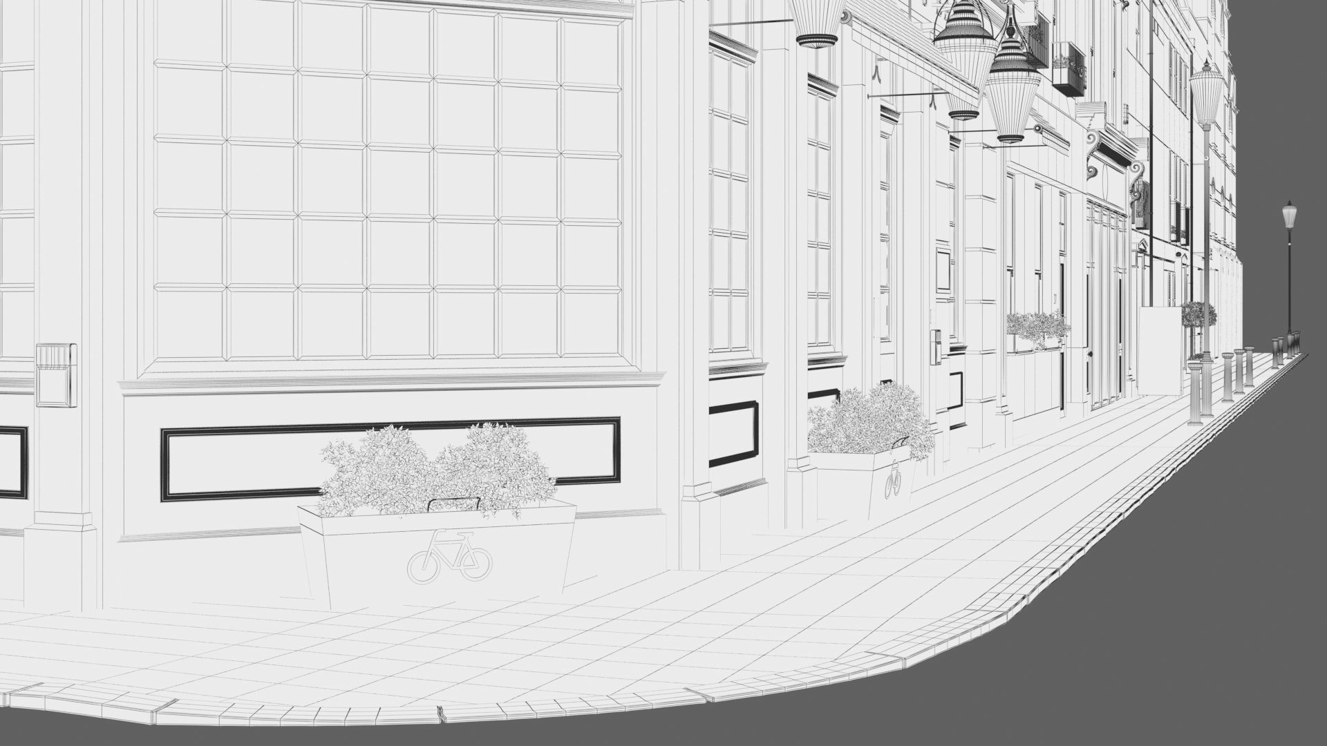 Part of Old Church street  London 3D model_24