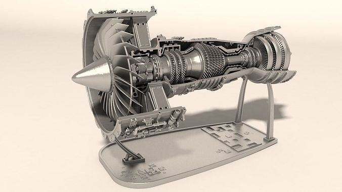 jet engine for Print 3D print model