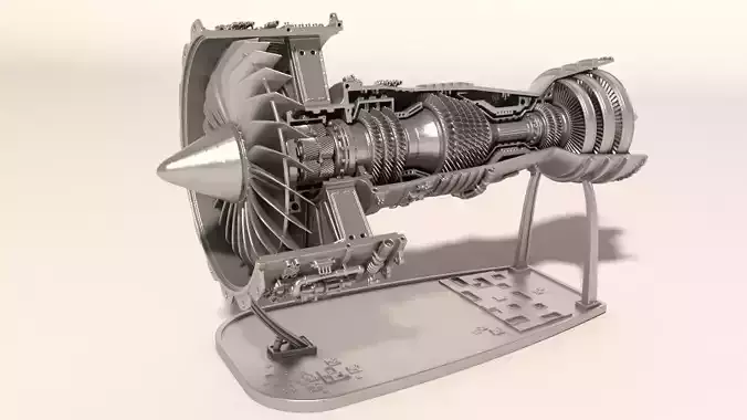 jet engine for Print 3D print model