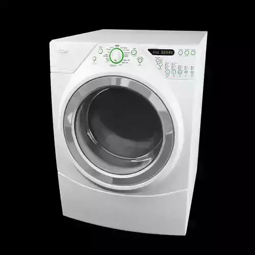 Washing Machine  Whirlpool 3D model Washing Machine  Whirlpool 3D model