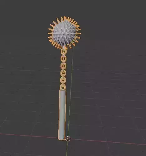 Flailed Mace 3D model Flailed Mace 3D model