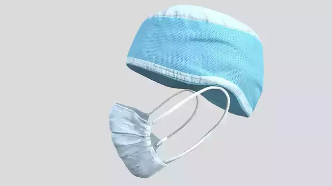 Medical mask and cap Medic Doctor