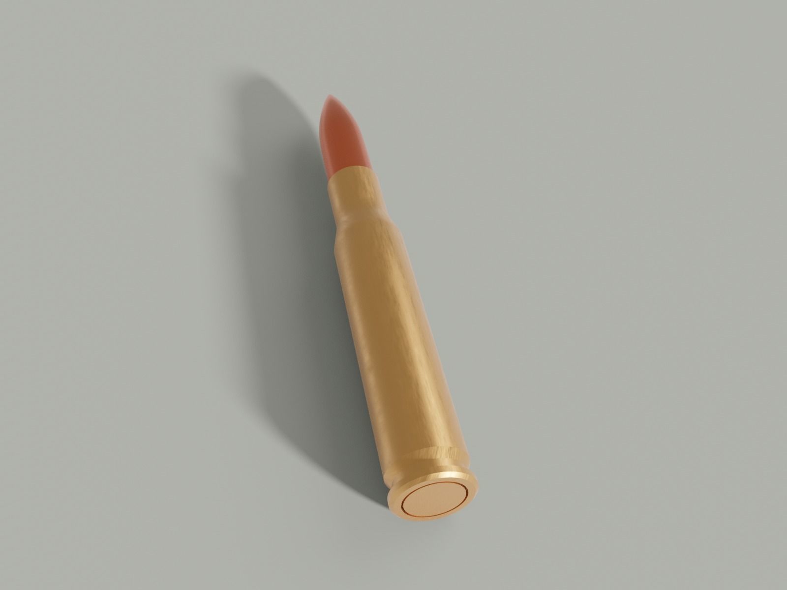 Cartridge or bullet 3D print model_4