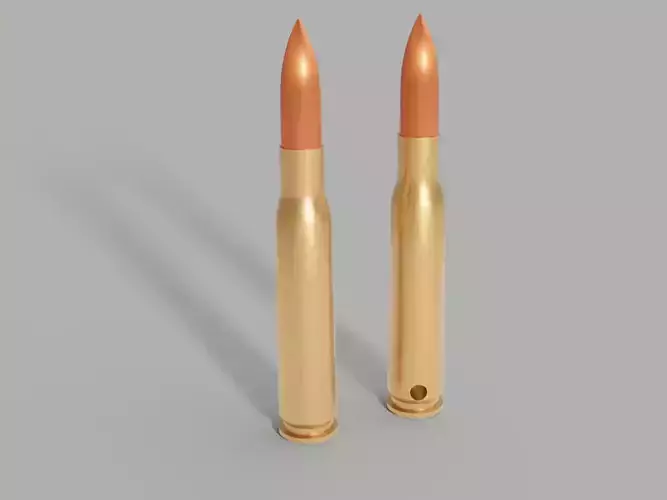 Cartridge or bullet 3D print model