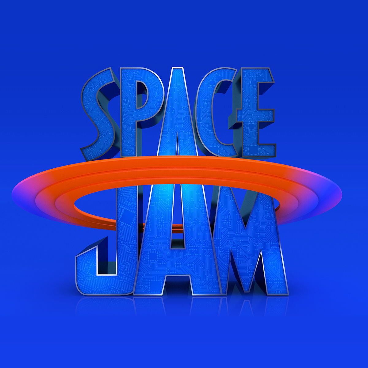 Space Jam Movie Title 3D model_1