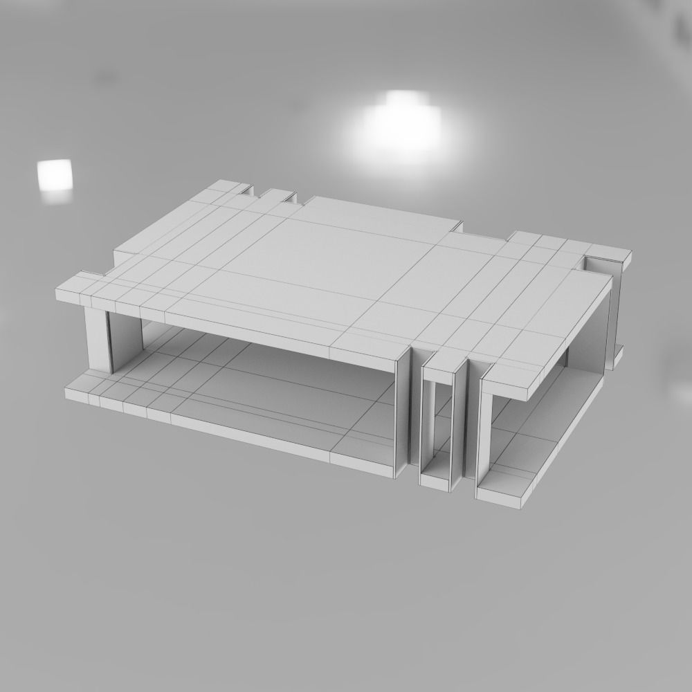 Coffee table Fabbro Coffee Table 3D model_3