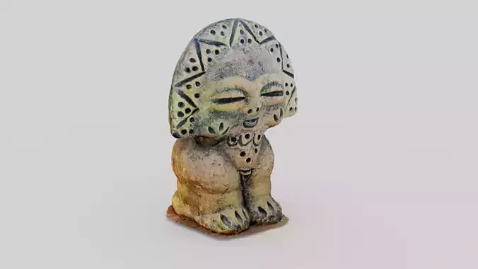 Taino Sun God Photogrammetric Scan 3D model