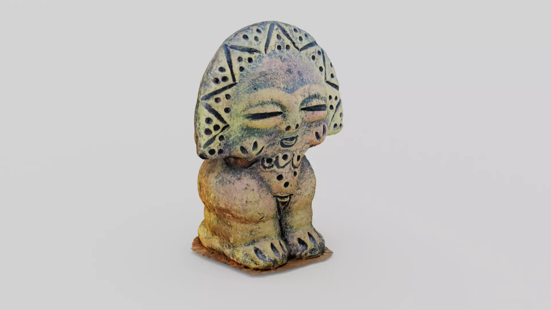 Taino Sun God Photogrammetric Scan 3D model_0