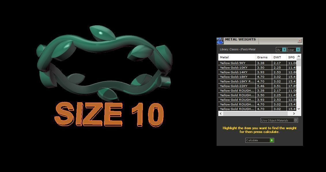 Leaf Infinity Band Mix Size 3D print model_13